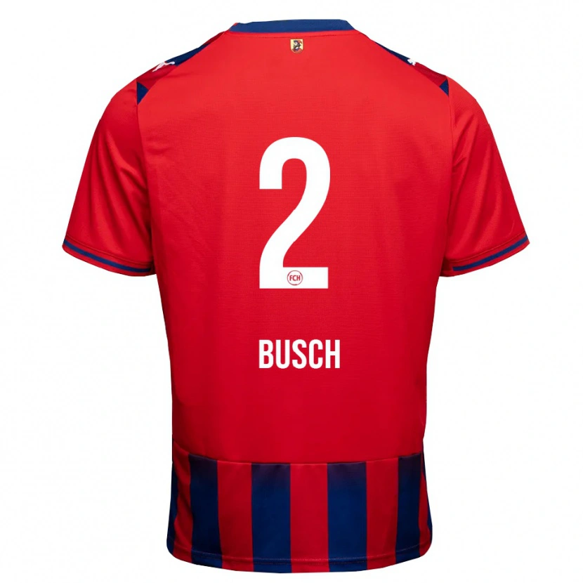 Danxen Criança Camisola Marnon Busch #2 Azul Real Branco Vermelho Principal 2026/27 Camisa