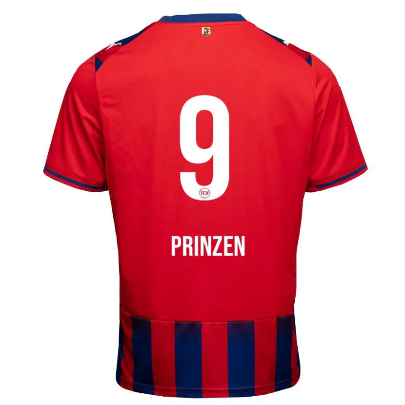 Danxen Criança Camisola Marlon Prinzen #9 Azul Real Branco Vermelho Principal 2026/27 Camisa