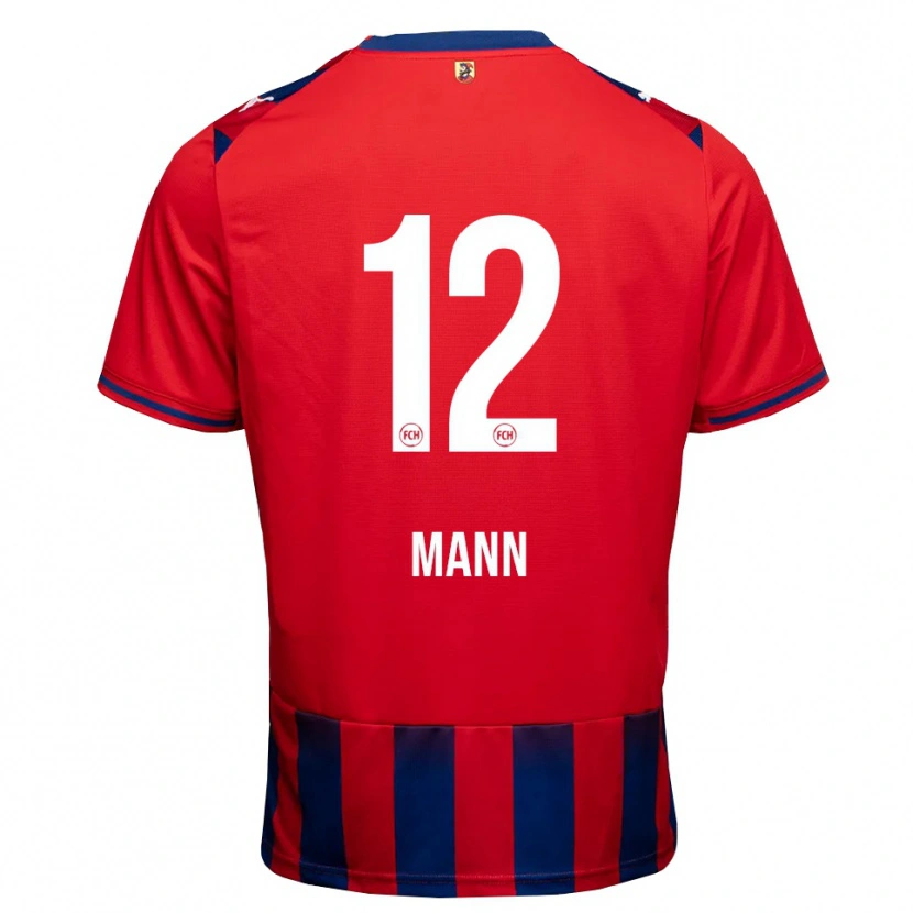 Danxen Criança Camisola Kilian Mann #12 Azul Real Branco Vermelho Principal 2026/27 Camisa