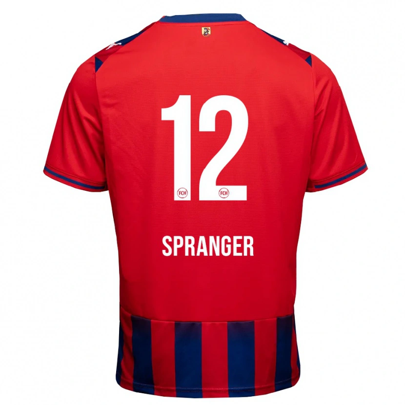 Danxen Criança Camisola Luke Spranger #12 Azul Real Branco Vermelho Principal 2026/27 Camisa