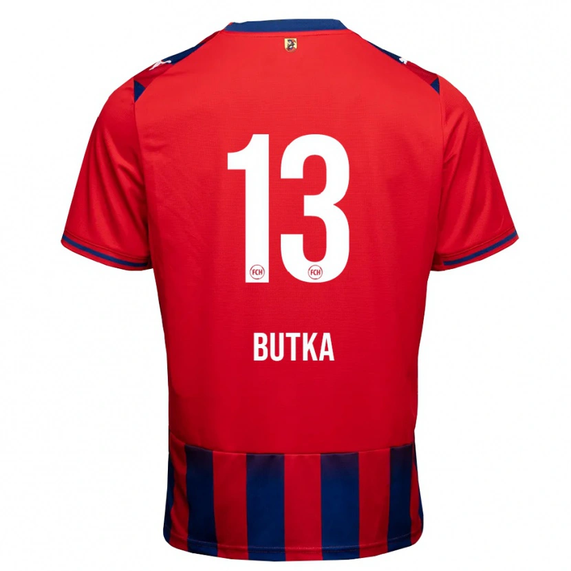 Danxen Criança Camisola Luka-Viktor Butka #13 Azul Real Branco Vermelho Principal 2026/27 Camisa
