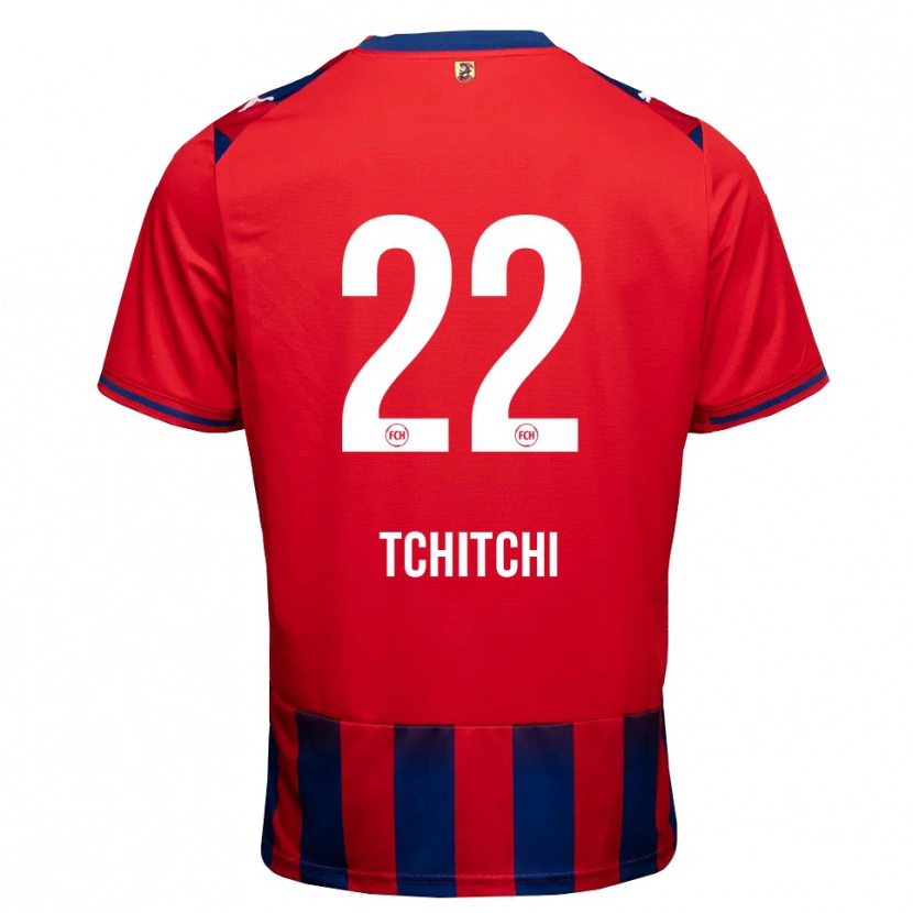 Danxen Criança Camisola Dahrel Tchitchi #22 Azul Real Branco Vermelho Principal 2026/27 Camisa