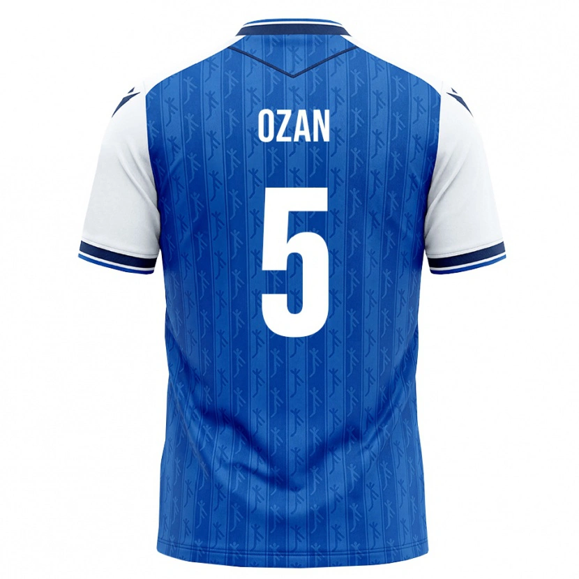 Danxen Criança Camisola Ozan Kabak #5 Azul Real Branco Principal 2026/27 Camisa