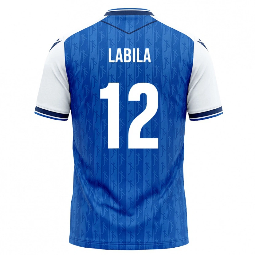 Danxen Criança Camisola Daniel Labila #12 Azul Real Branco Principal 2026/27 Camisa