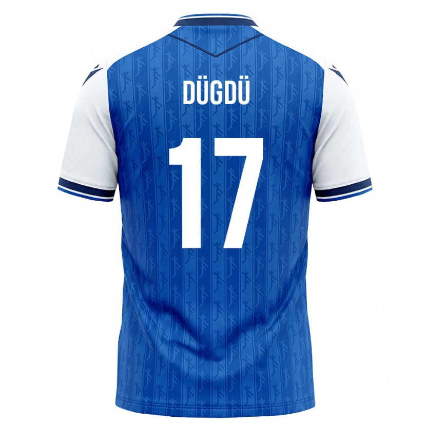 Danxen Criança Camisola Tamay Dügdü #17 Azul Real Branco Principal 2026/27 Camisa