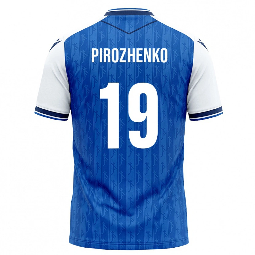 Danxen Criança Camisola Mark Pirozhenko #19 Azul Real Branco Principal 2026/27 Camisa