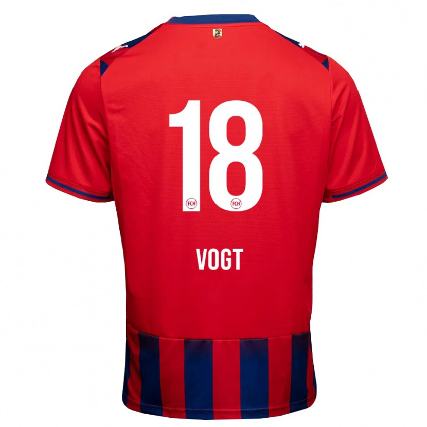 Danxen Criança Camisola Alessandro Vogt #18 Azul Real Branco Vermelho Principal 2026/27 Camisa