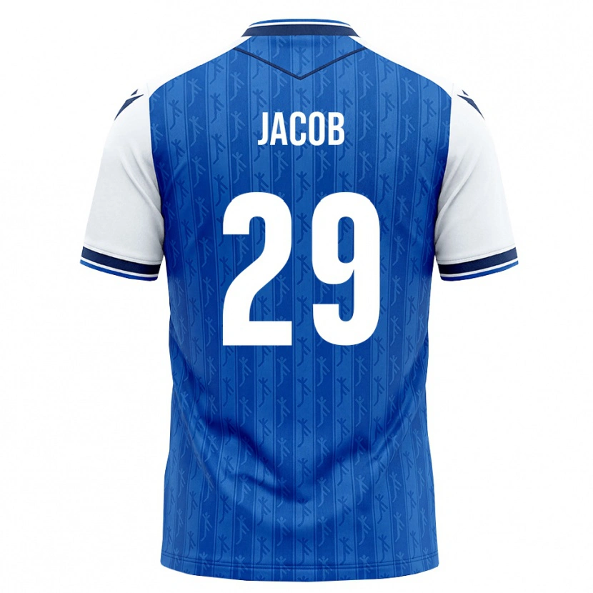 Danxen Criança Camisola Tyler Jacob #29 Azul Real Branco Principal 2026/27 Camisa