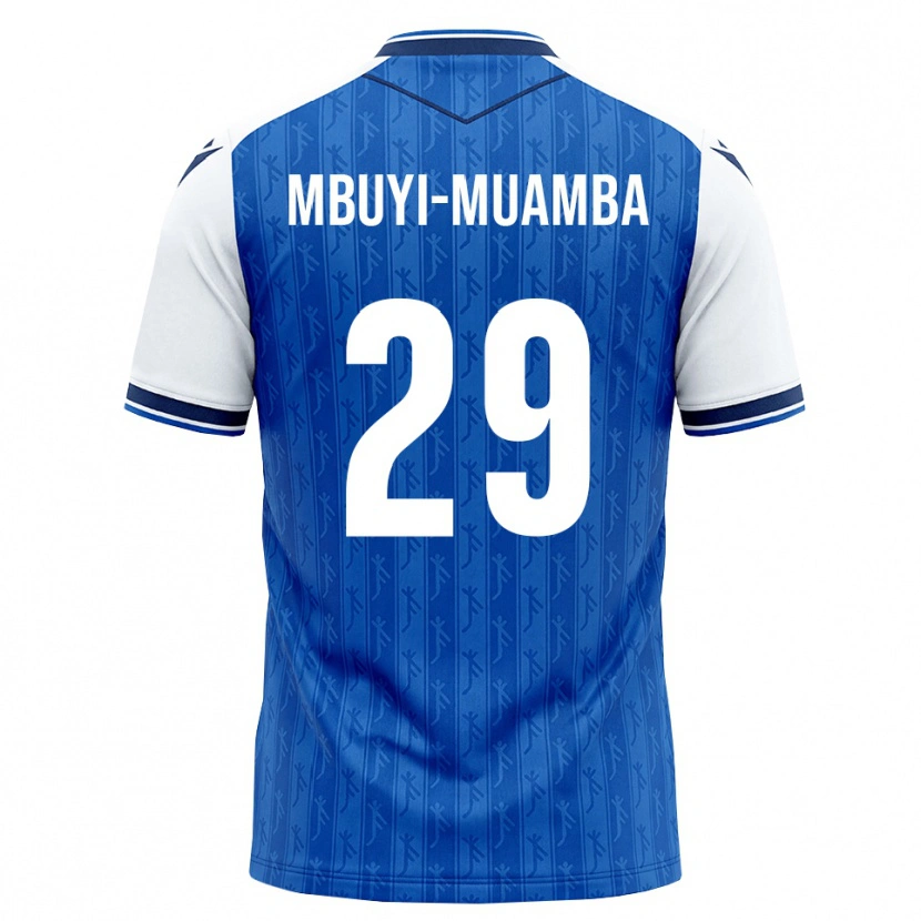 Danxen Criança Camisola Hubert Mbuyi-Muamba #29 Azul Real Branco Principal 2026/27 Camisa