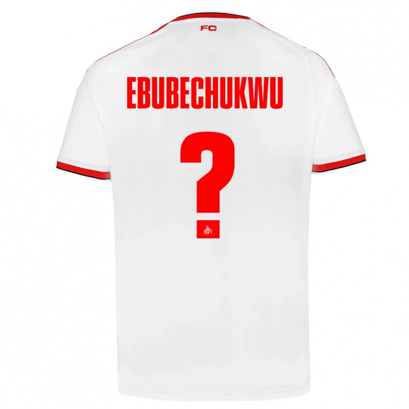 Danxen Criança Camisola Duru-Francis Promise Ebubechukwu #0 Branco Vermelho Preto Principal 2026/27 Camisa