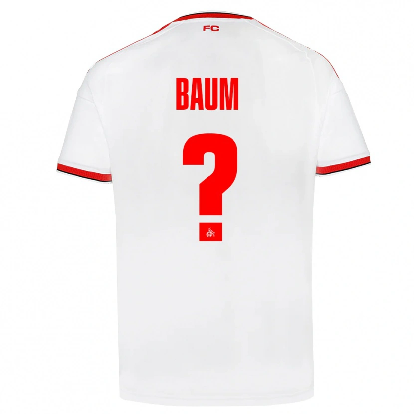 Danxen Criança Camisola Julius Baum #0 Branco Vermelho Preto Principal 2026/27 Camisa