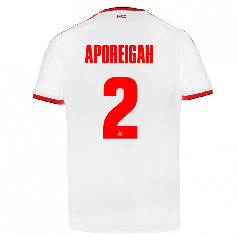 Danxen Criança Camisola Leo Aporeigah #2 Branco Vermelho Preto Principal 2026/27 Camisa