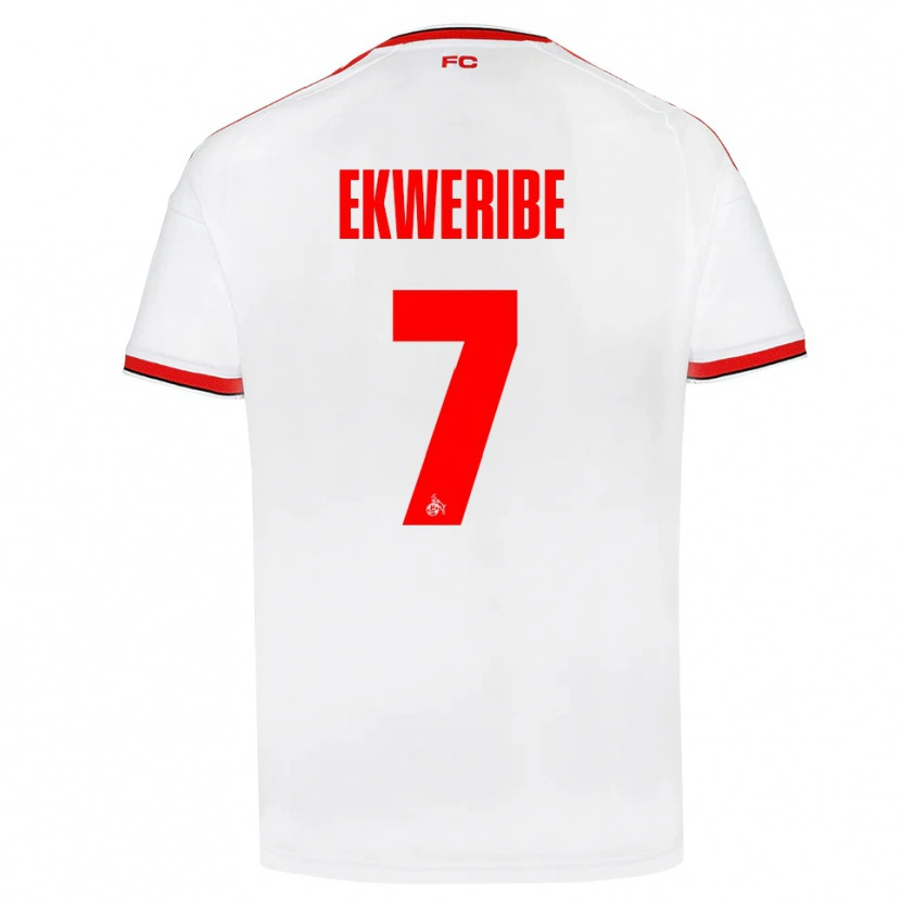 Danxen Criança Camisola Kevin Ekweribe #7 Branco Vermelho Preto Principal 2026/27 Camisa