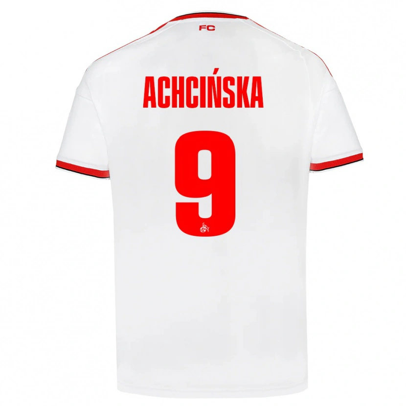 Danxen Criança Camisola Adriana Achcińska #9 Branco Vermelho Preto Principal 2026/27 Camisa