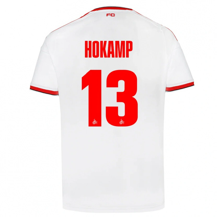 Danxen Criança Camisola Merle Hokamp #13 Branco Vermelho Preto Principal 2026/27 Camisa
