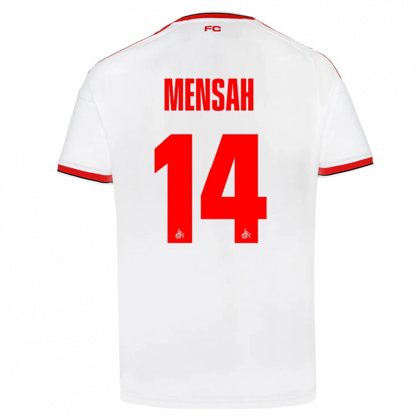 Danxen Criança Camisola Gideon Mensah #14 Branco Vermelho Preto Principal 2026/27 Camisa