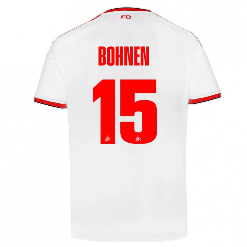Danxen Criança Camisola Bohnen #15 Branco Vermelho Preto Principal 2026/27 Camisa