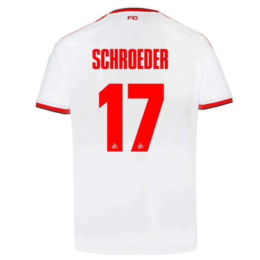 Danxen Criança Camisola Alexander Schroeder #17 Branco Vermelho Preto Principal 2026/27 Camisa
