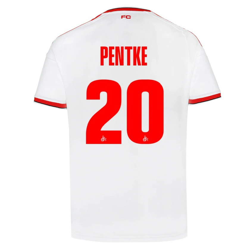 Danxen Criança Camisola Philipp Pentke #20 Branco Vermelho Preto Principal 2026/27 Camisa