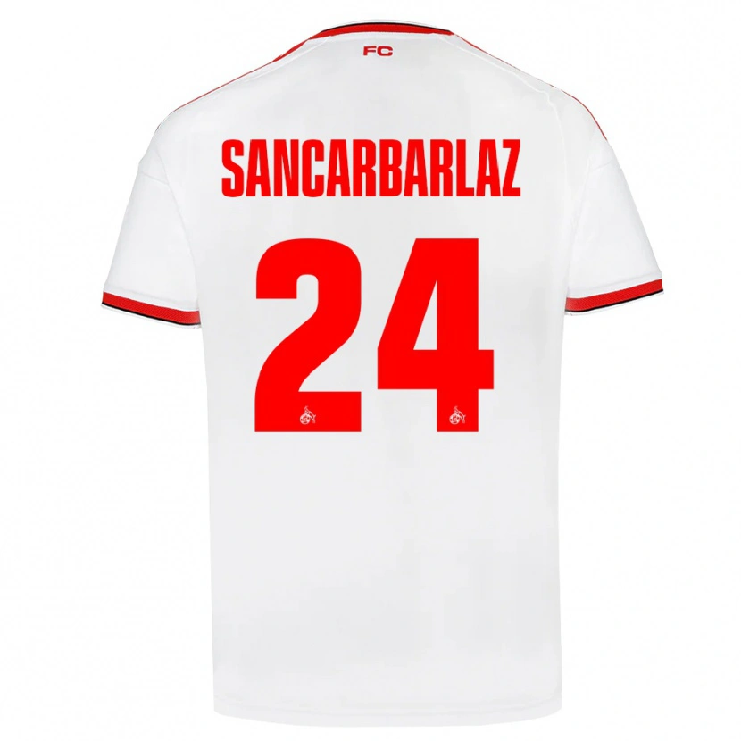 Danxen Criança Camisola Keyhan Sancarbarlaz #24 Branco Vermelho Preto Principal 2026/27 Camisa