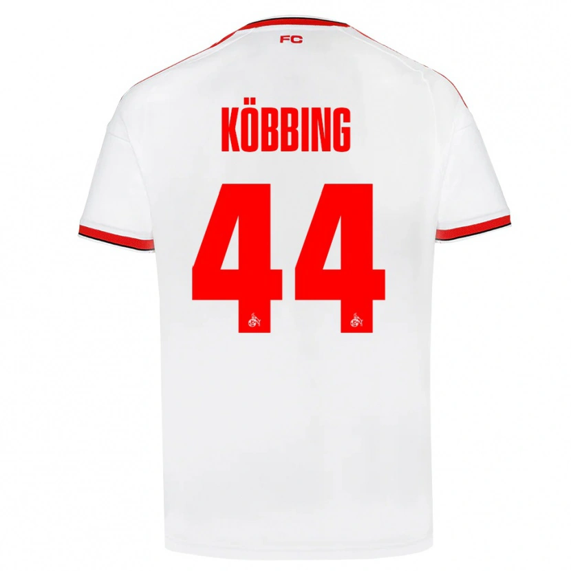 Danxen Criança Camisola Matthias Köbbing #44 Branco Vermelho Preto Principal 2026/27 Camisa