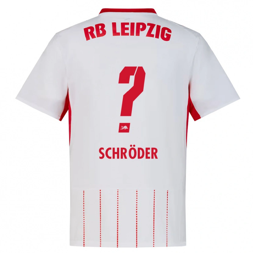 Danxen Criança Camisola Levin Schröder #0 Vermelho Branco Amarelo Principal 2026/27 Camisa