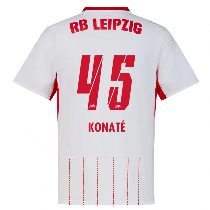 Danxen Criança Camisola Samba Konaté #45 Vermelho Branco Amarelo Principal 2026/27 Camisa