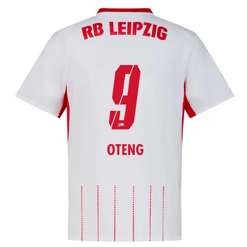 Danxen Criança Camisola Persis Oteng #9 Vermelho Branco Amarelo Principal 2026/27 Camisa