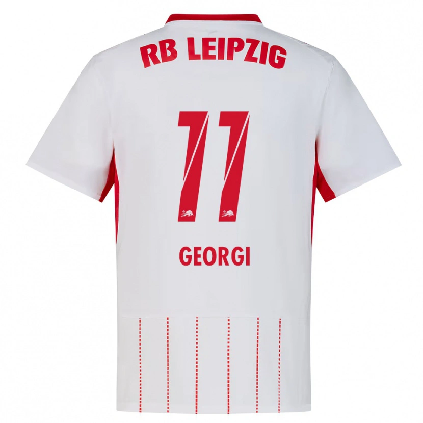 Danxen Criança Camisola Fyn Georgi #11 Vermelho Branco Amarelo Principal 2026/27 Camisa