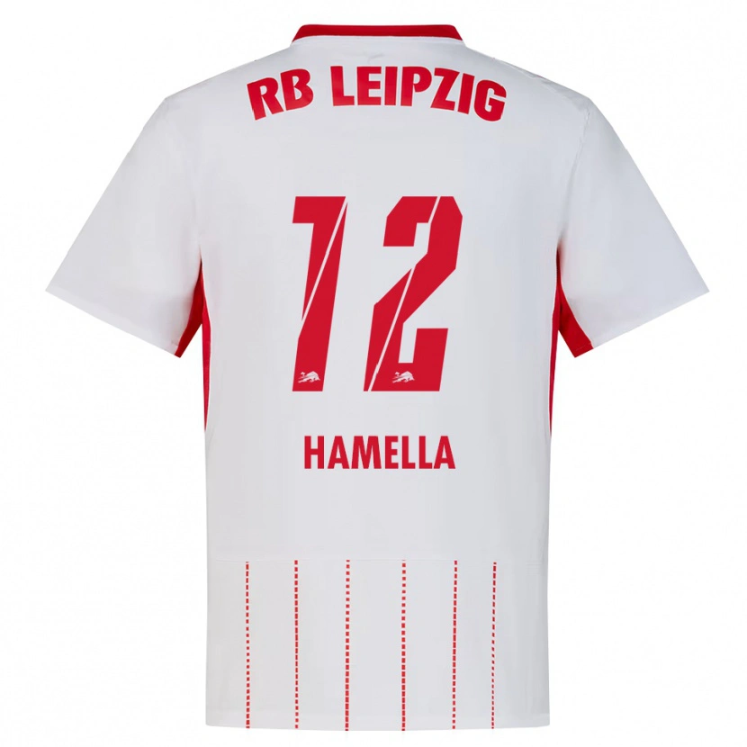 Danxen Criança Camisola Karl Hamella #12 Vermelho Branco Amarelo Principal 2026/27 Camisa