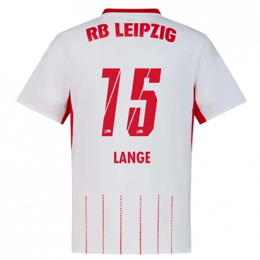 Danxen Criança Camisola Oskar Lange #15 Vermelho Branco Amarelo Principal 2026/27 Camisa
