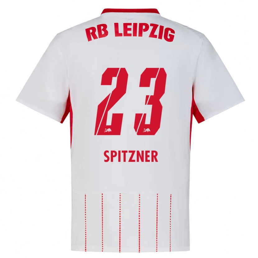 Danxen Criança Camisola Kyra Spitzner #23 Vermelho Branco Amarelo Principal 2026/27 Camisa