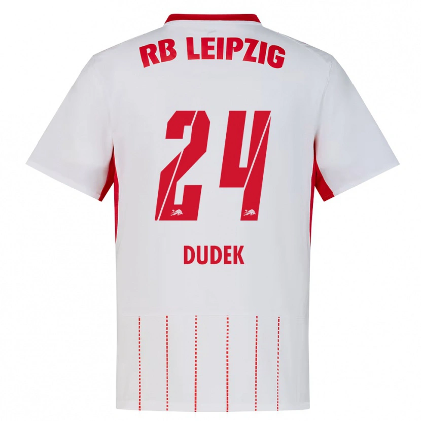 Danxen Criança Camisola Nikoline Dudek #24 Vermelho Branco Amarelo Principal 2026/27 Camisa