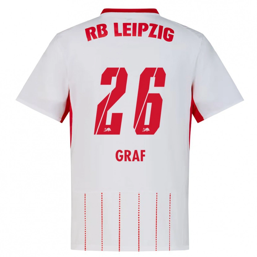 Danxen Criança Camisola Luca Maria Graf #26 Vermelho Branco Amarelo Principal 2026/27 Camisa