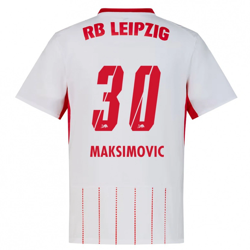 Danxen Criança Camisola Andrija Maksimovic #30 Vermelho Branco Amarelo Principal 2026/27 Camisa
