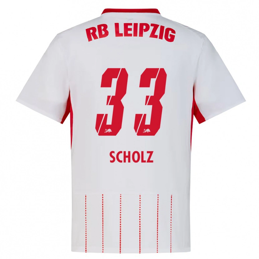 Danxen Criança Camisola Emil Scholz #33 Vermelho Branco Amarelo Principal 2026/27 Camisa