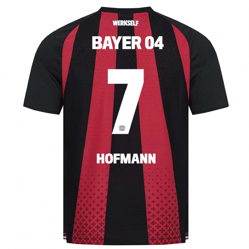 Danxen Criança Camisola Jonas Hofmann #7 Preto Branco Vermelho Principal 2026/27 Camisa