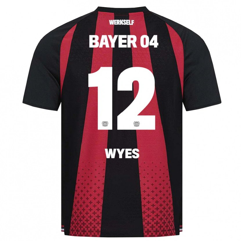 Danxen Criança Camisola Justus Wyes #12 Preto Branco Vermelho Principal 2026/27 Camisa