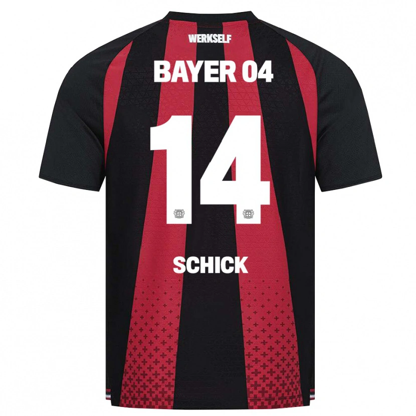 Danxen Criança Camisola Patrik Schick #14 Preto Branco Vermelho Principal 2026/27 Camisa