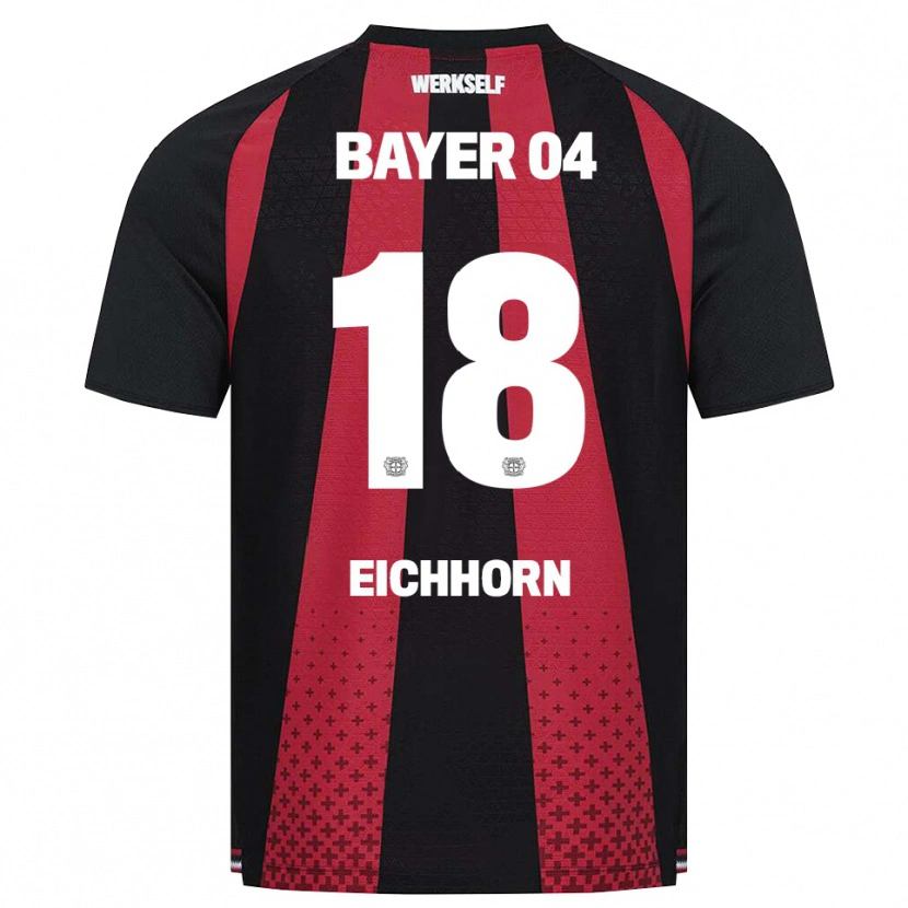 Danxen Criança Camisola Kennet Eichhorn #18 Preto Branco Vermelho Principal 2026/27 Camisa
