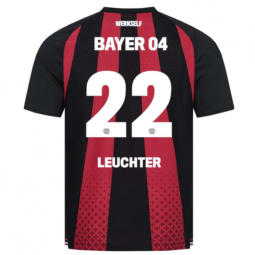 Danxen Criança Camisola Julian Leuchter #22 Preto Branco Vermelho Principal 2026/27 Camisa