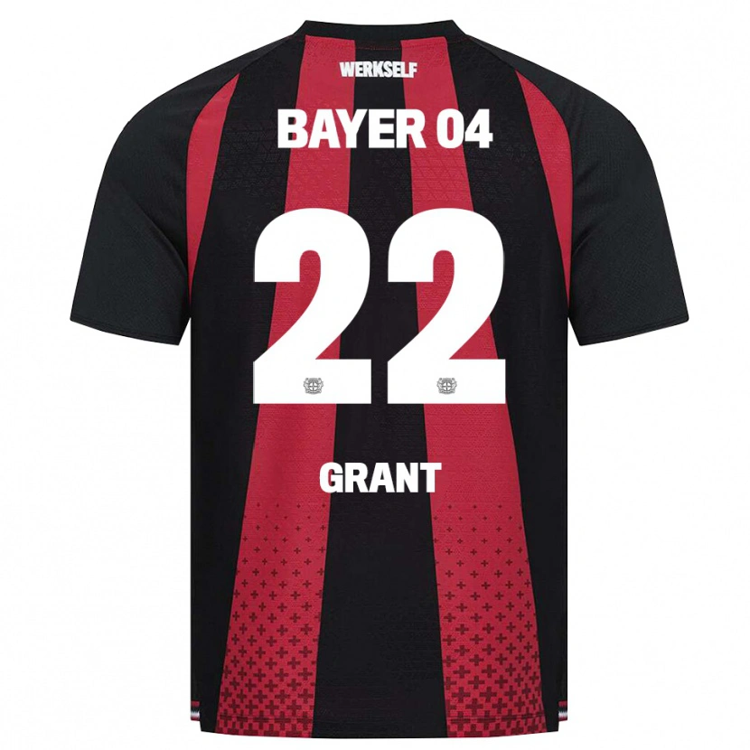 Danxen Criança Camisola Ruby Grant #22 Preto Branco Vermelho Principal 2026/27 Camisa
