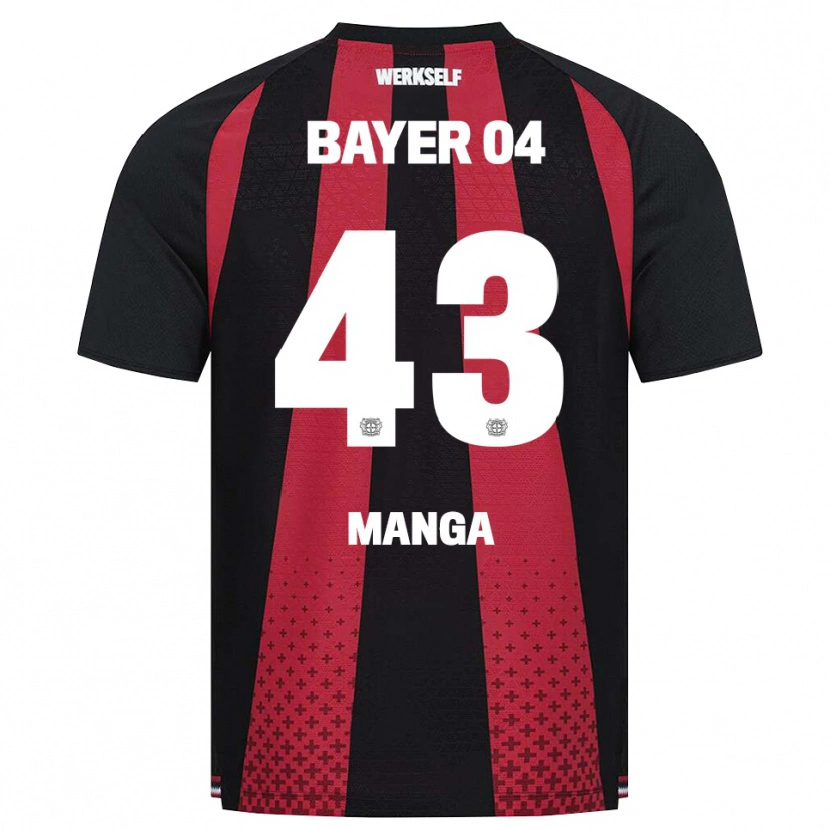 Danxen Criança Camisola Edmond Manga #43 Preto Branco Vermelho Principal 2026/27 Camisa