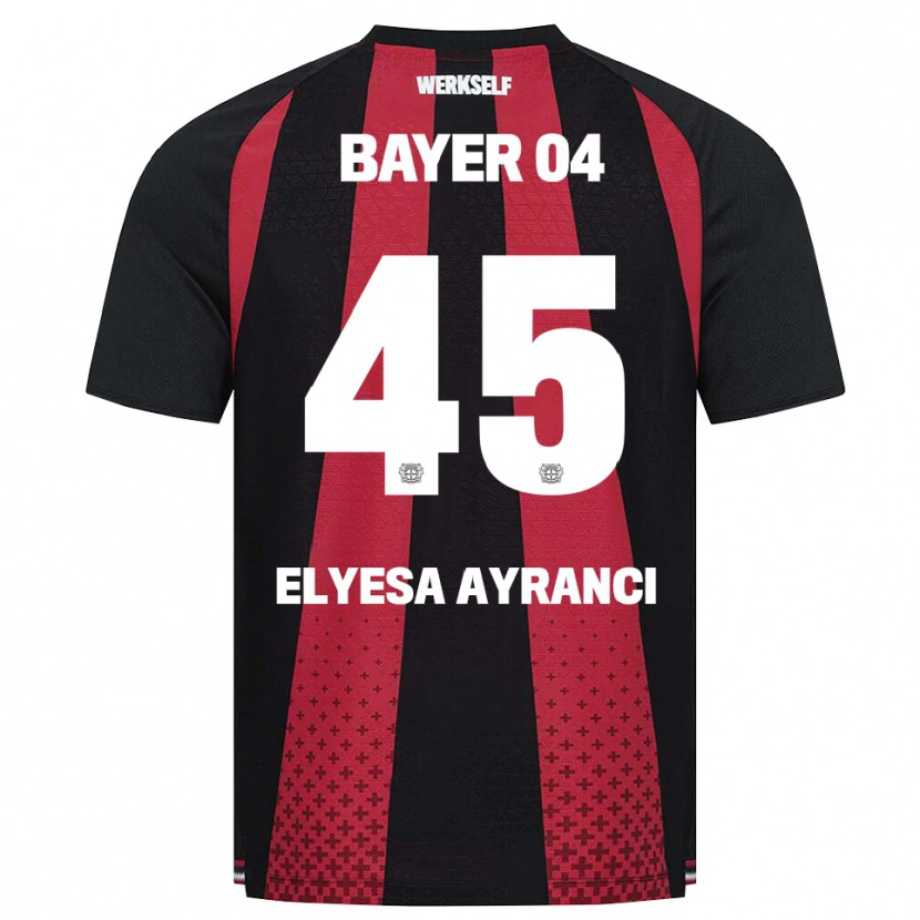 Danxen Criança Camisola Yuşa Elyesa Ayrancı #45 Preto Branco Vermelho Principal 2026/27 Camisa