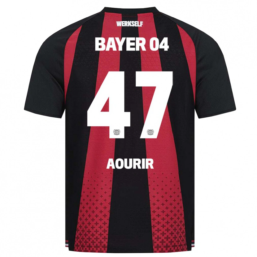 Danxen Criança Camisola Ayman Aourir #47 Preto Branco Vermelho Principal 2026/27 Camisa