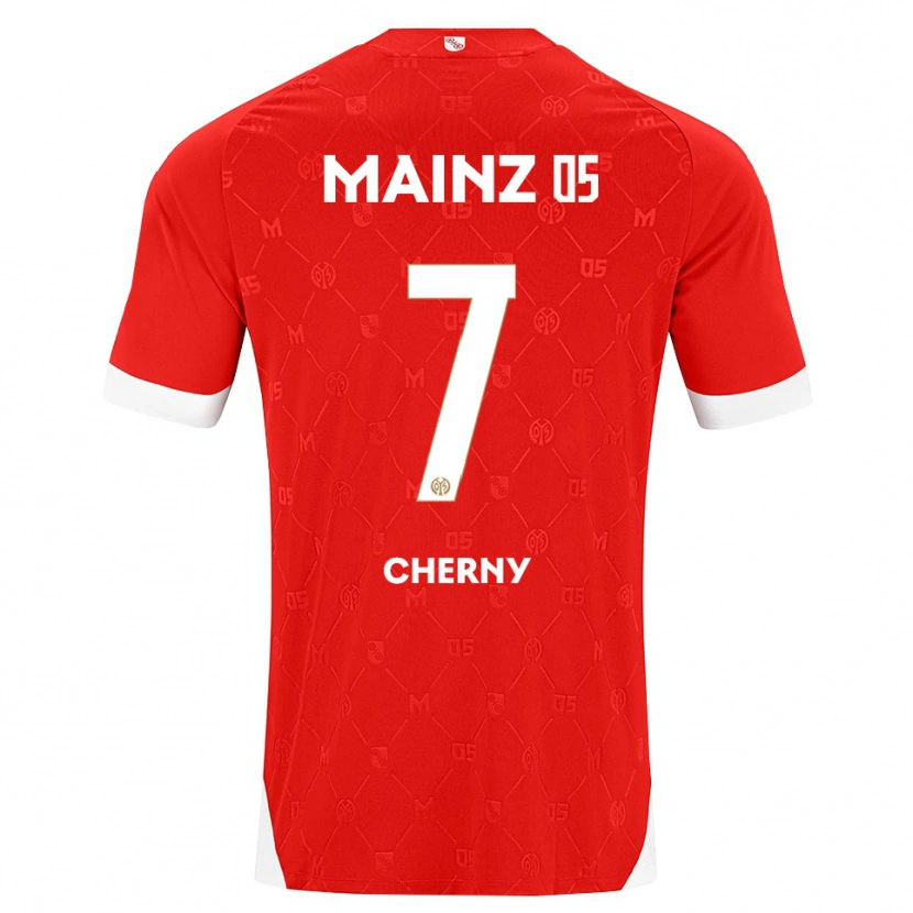 Danxen Criança Camisola Nick Cherny #7 Vermelho Branco Principal 2026/27 Camisa