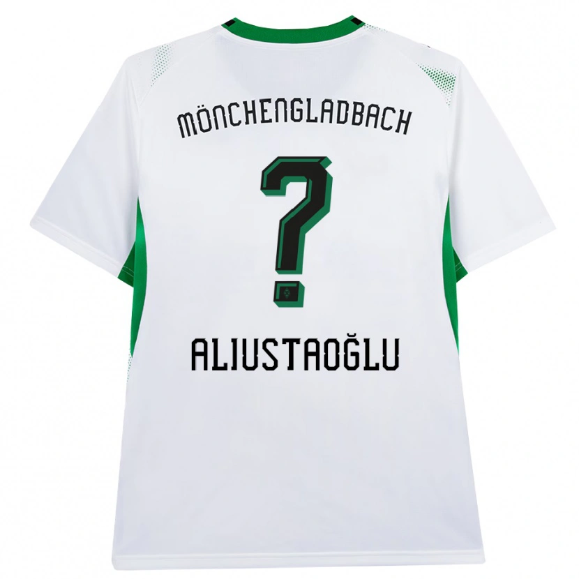 Danxen Criança Camisola Mete Aliustaoğlu #0 Branco Verde Preto Principal 2026/27 Camisa