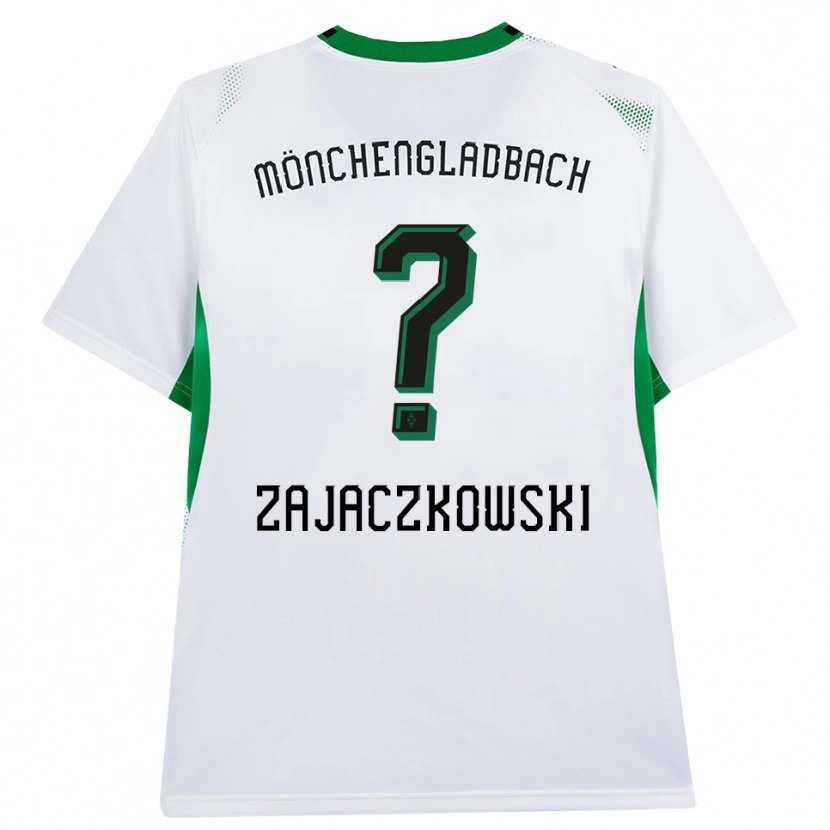 Danxen Criança Camisola Vincent Zajaczkowski #0 Branco Verde Preto Principal 2026/27 Camisa