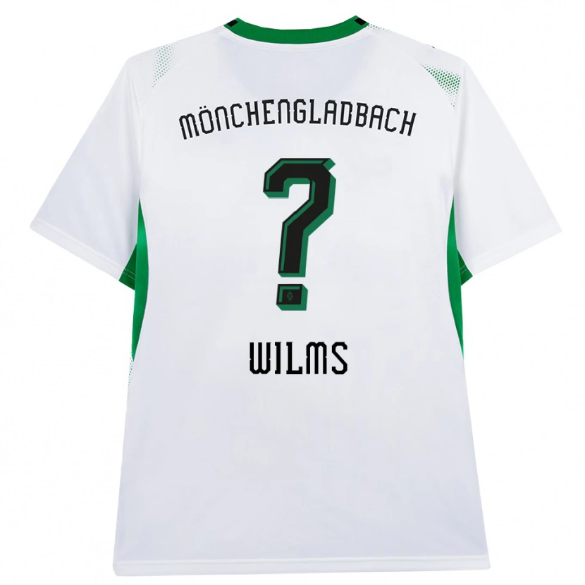 Danxen Criança Camisola Felix Wilms #0 Branco Verde Preto Principal 2026/27 Camisa