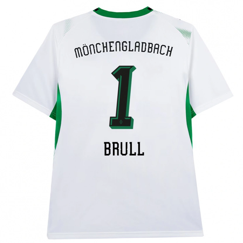 Danxen Criança Camisola Maximilian Brüll #1 Branco Verde Preto Principal 2026/27 Camisa
